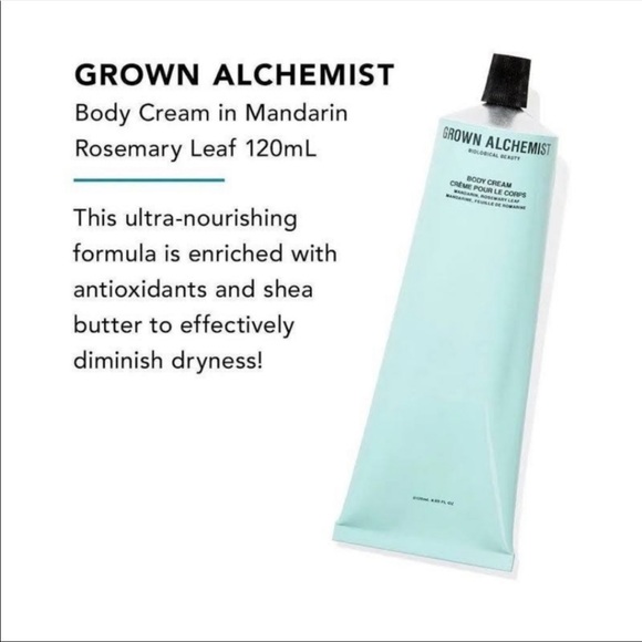 Grown Alchemist Other - NWT Grown Alchemist Mandarin and Rosemary Body Cream